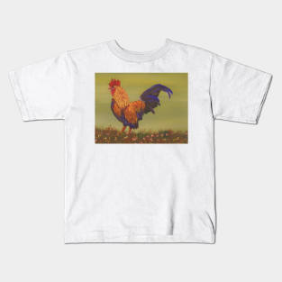 Cute Rooster Kids T-Shirt